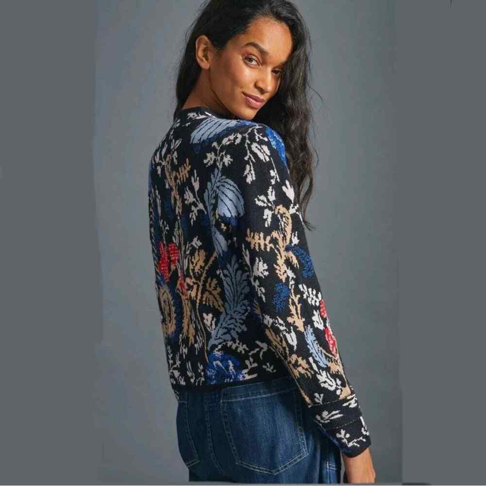 Anthropologie Pilcro Debra Sweater Jacket Cardigan Size S - Picture 2 of 7